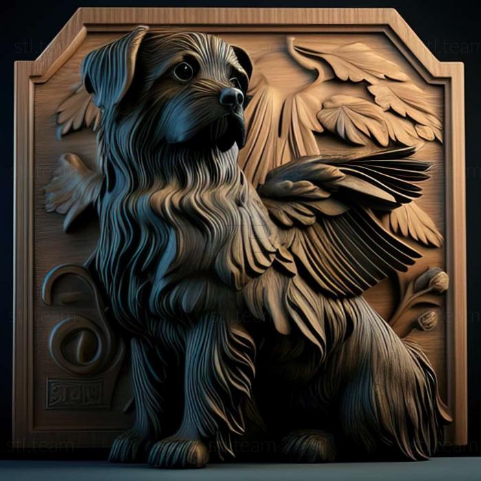 3D model Nivernais Griffon dog (STL)